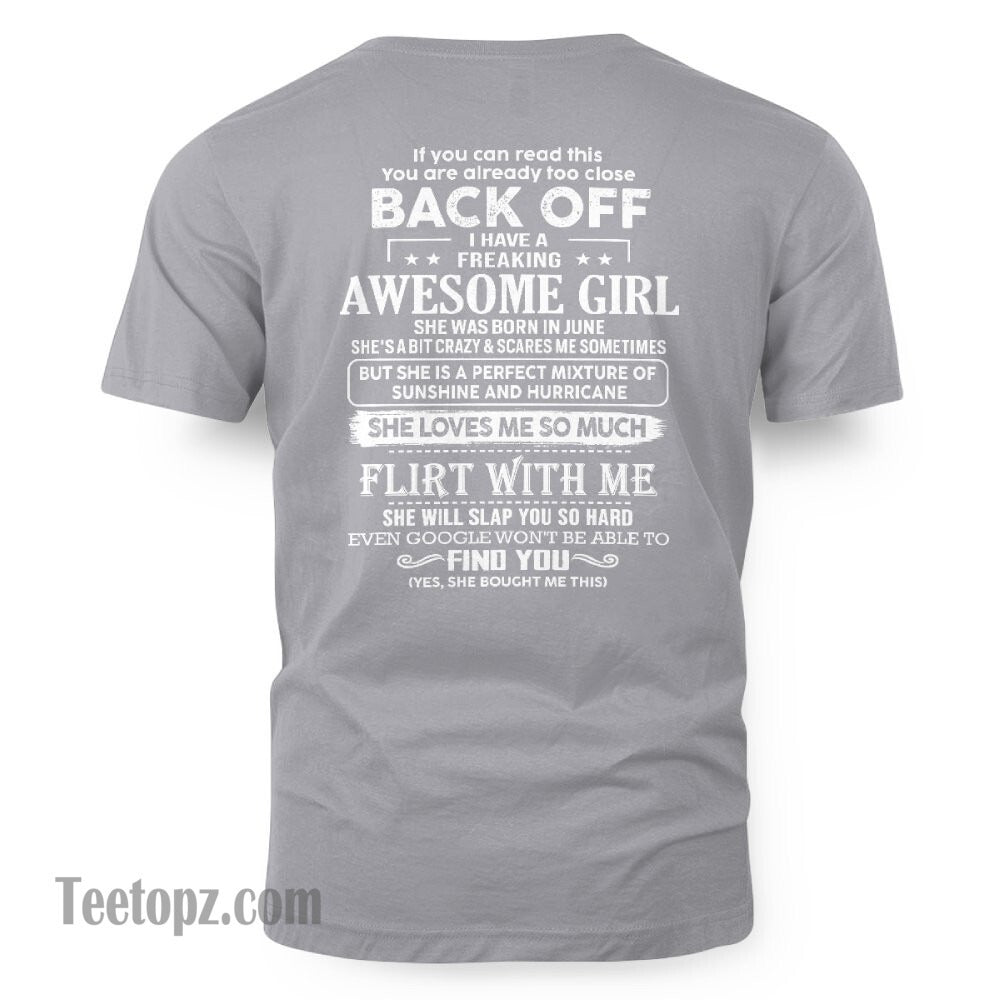 June – Awesome Girlfriend Born In June – Special gift for your Boyfriend – From Wife NGHL06 (SKU06-17-06)