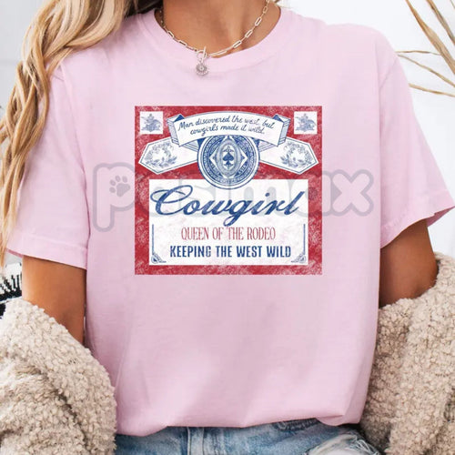 "Queen of the Rodeo" Graphic T-Shirt – Western Cowgirl Graphic Tee, Premium 100% Cotton Desert Disco Top, Soft Lived-In Heavyweight Country Music Shirt, Made in USA