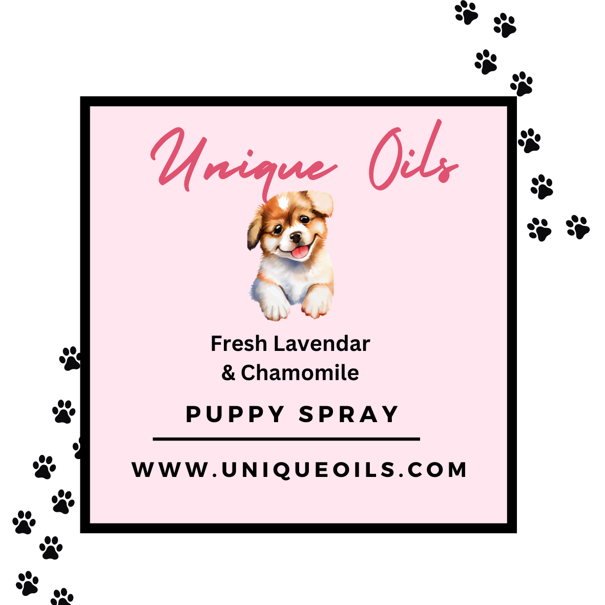 UNIQUE OILS Fresh Lavender & Chamomile Puppy Spray