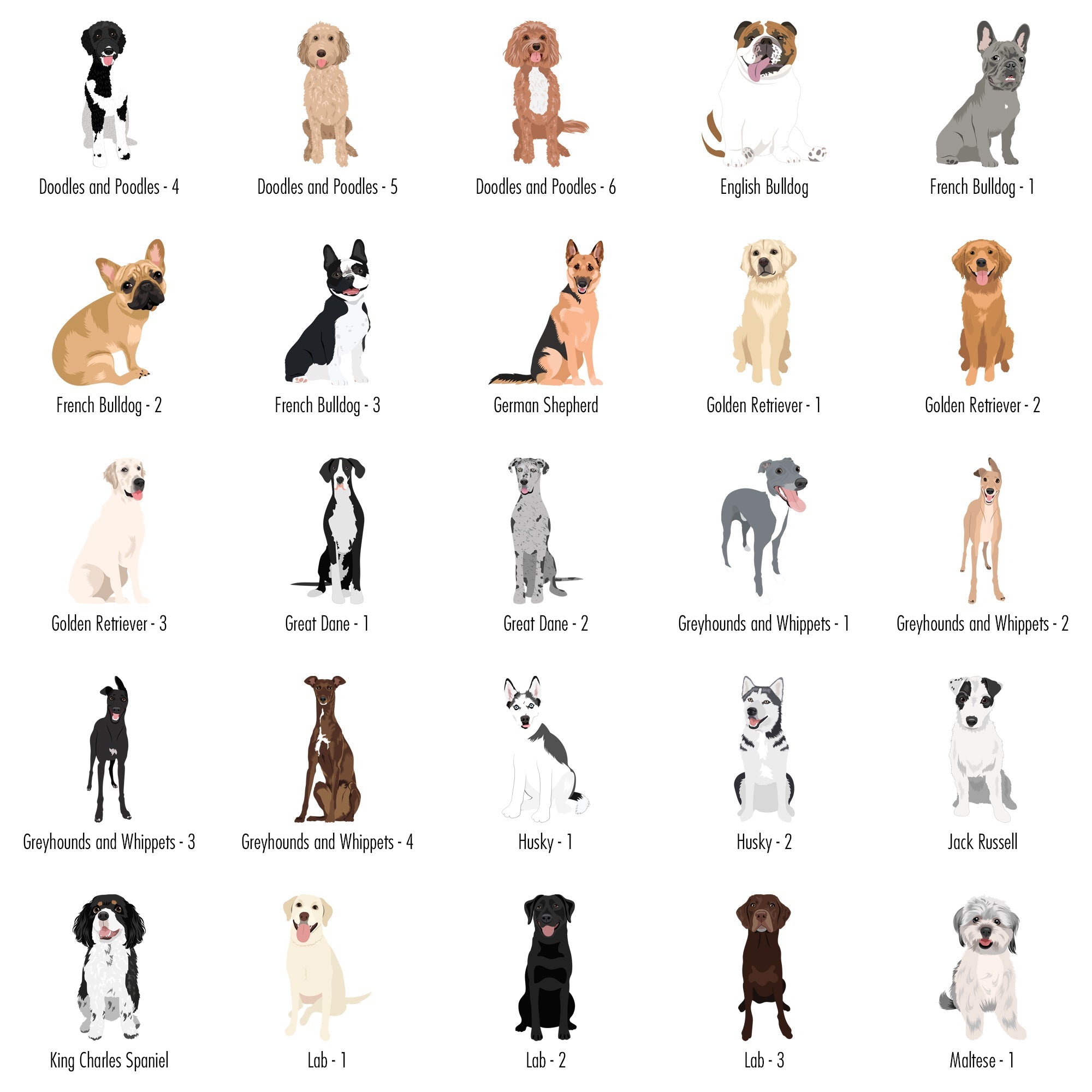 Dog Lover Pocket Breed Lover Collection Featuring Dozens Of Breeds Comfort Colors Tee