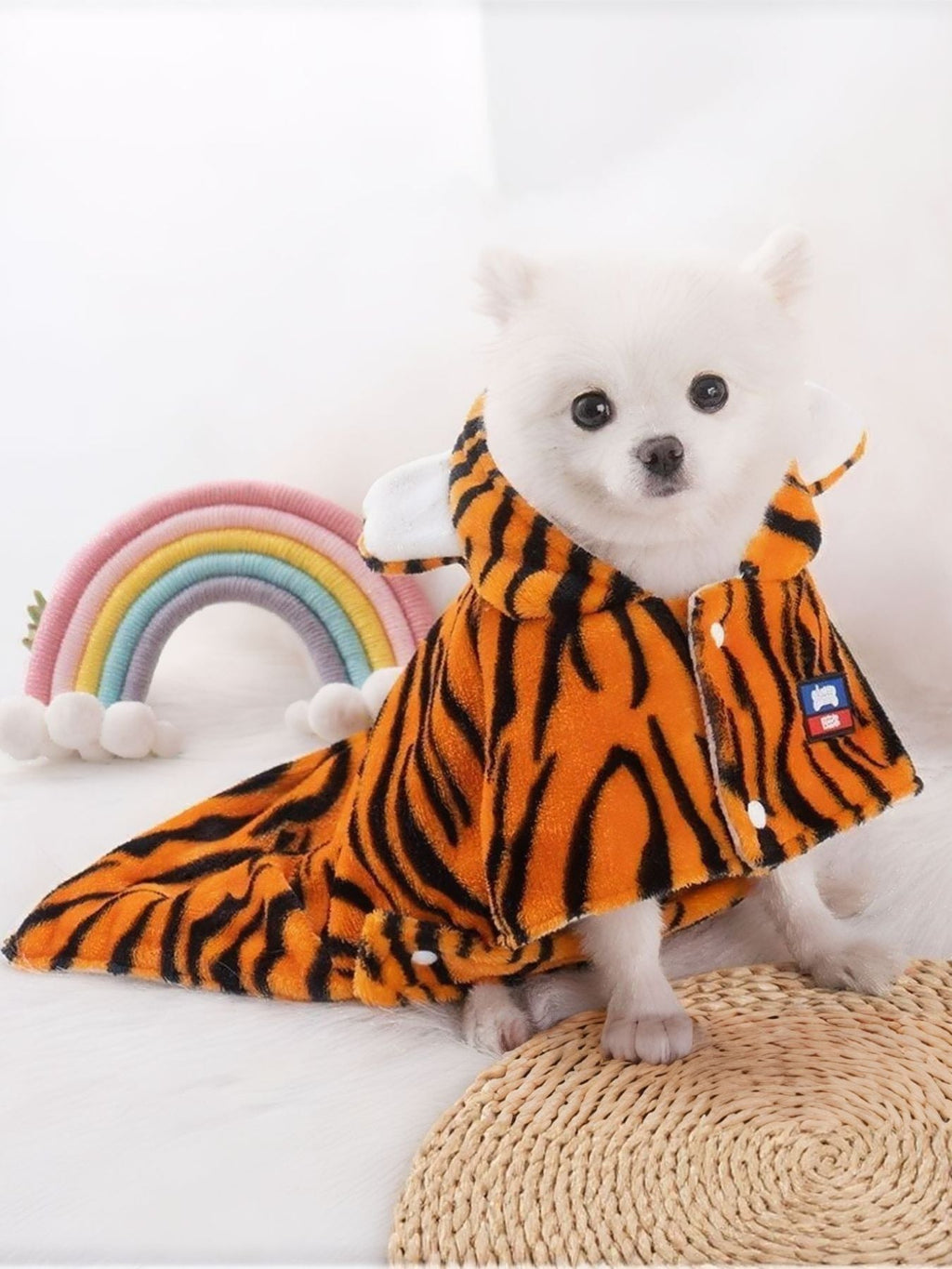 Tiger Pet Hoodie with Ears