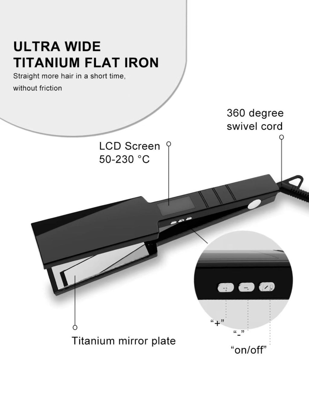 Fast Heating Hair Straightener