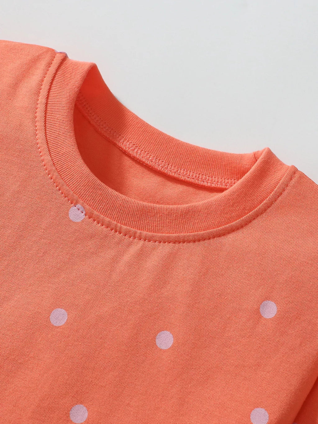 Children's Strawberry Print Casual Dress