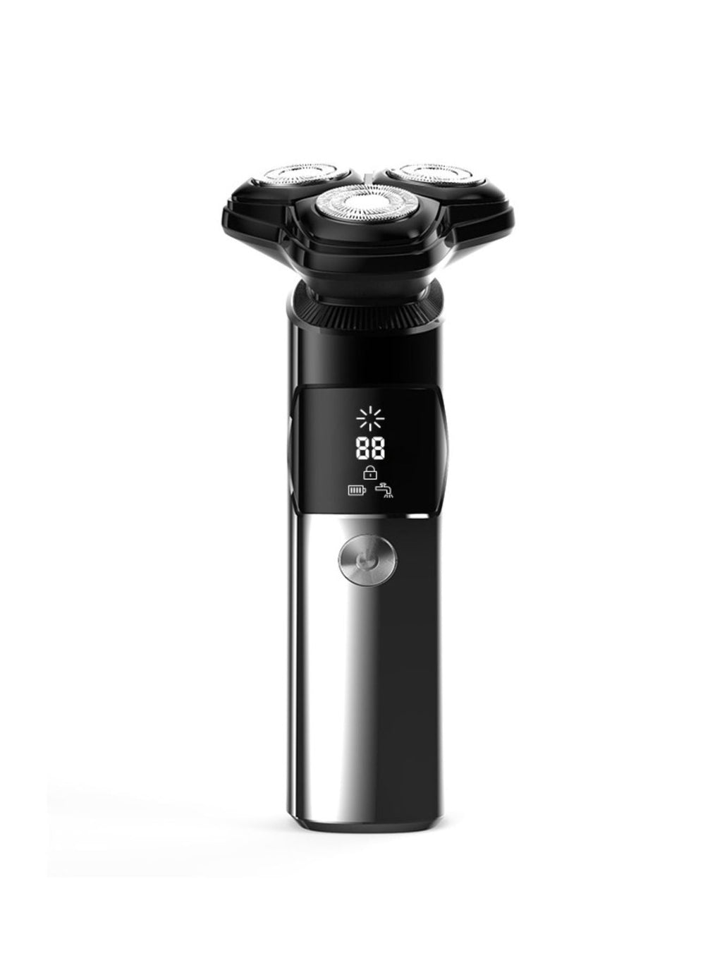 Rechargeable Electric Rotary Shaver with LED Display