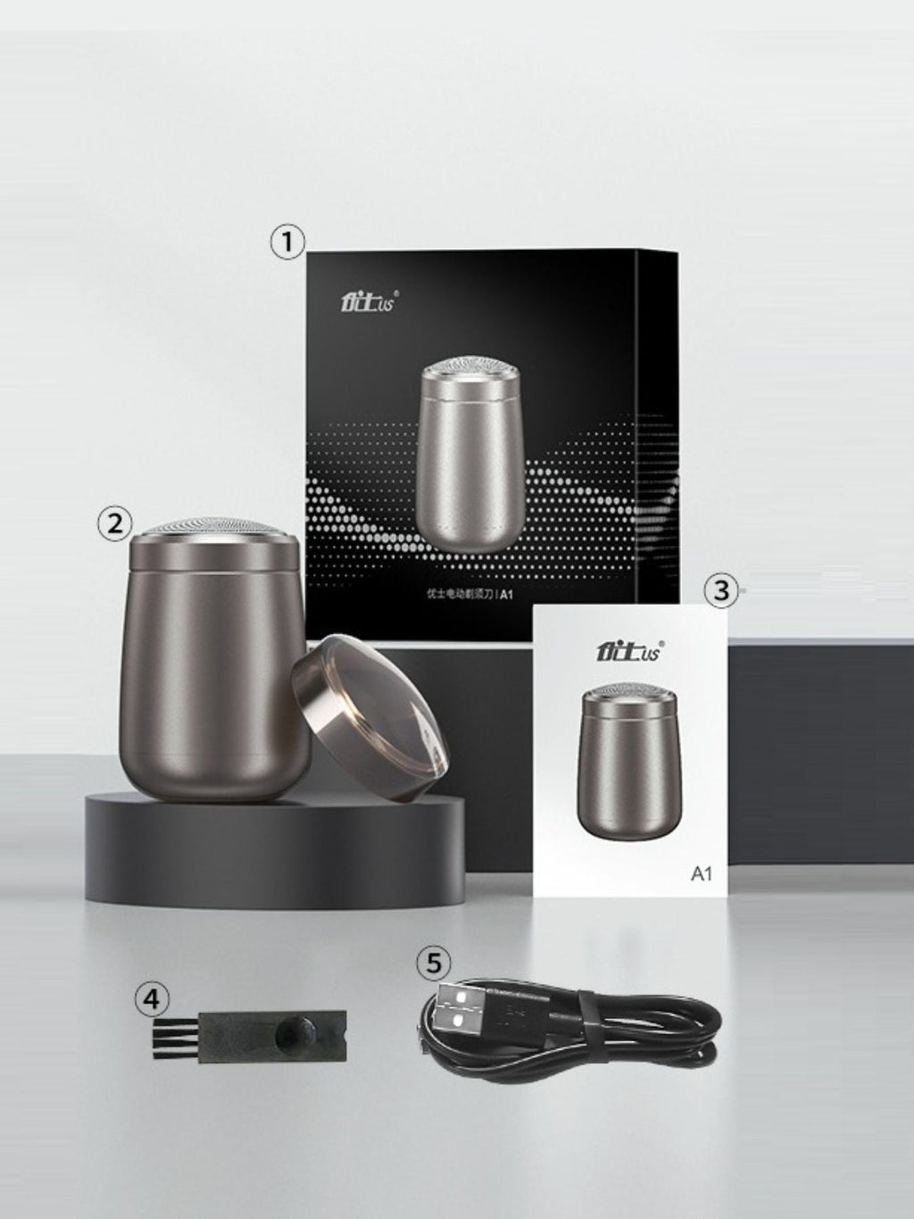 Portable Mini Electric Shaver