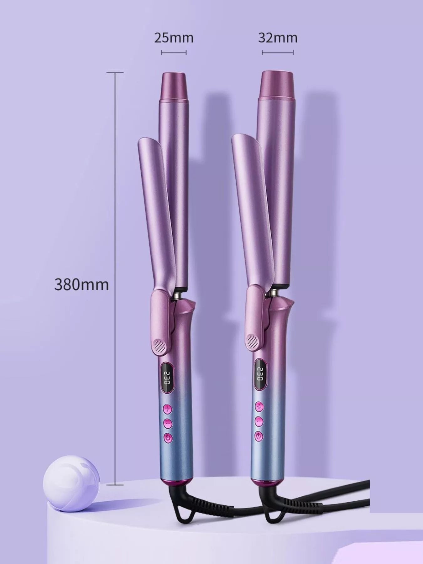 Adjustable Temperature Curling Iron