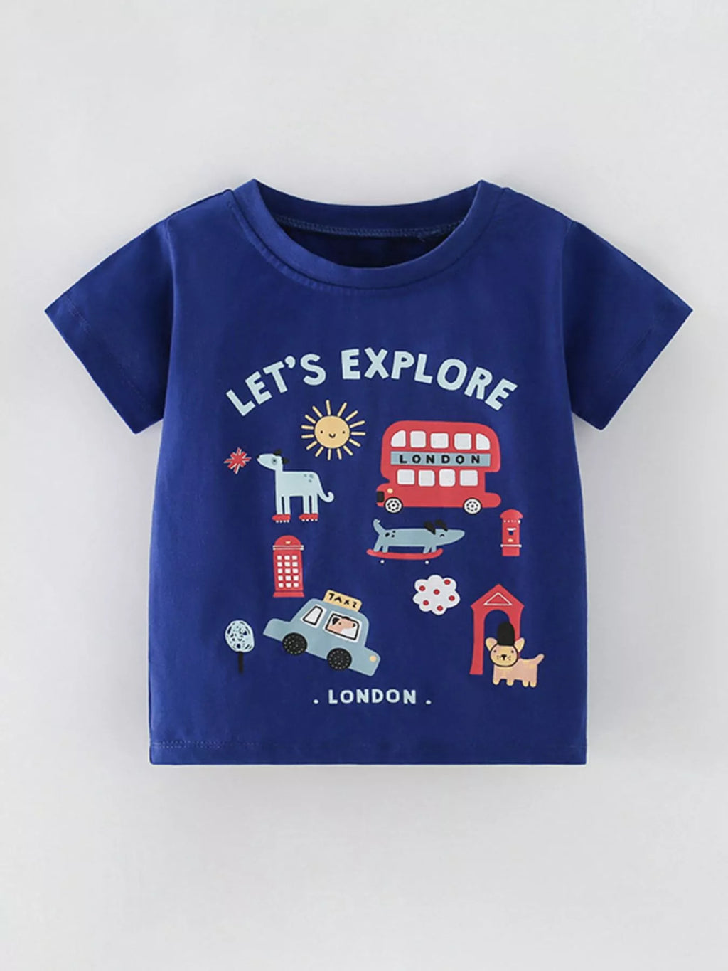 Children's Round Neck Short Sleeve T-Shirt