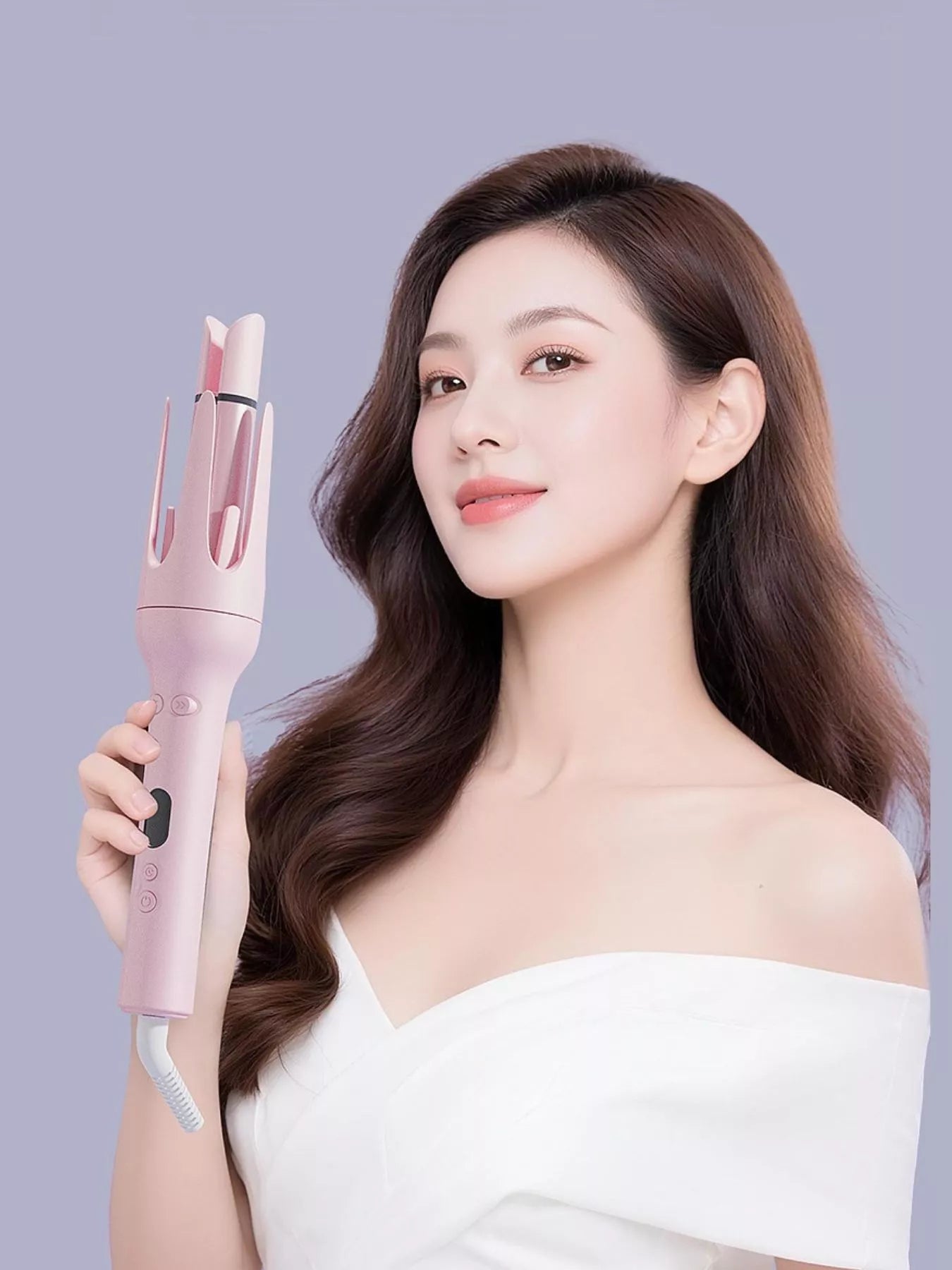 Automatic Rotating Ceramic Hair Curling Iron