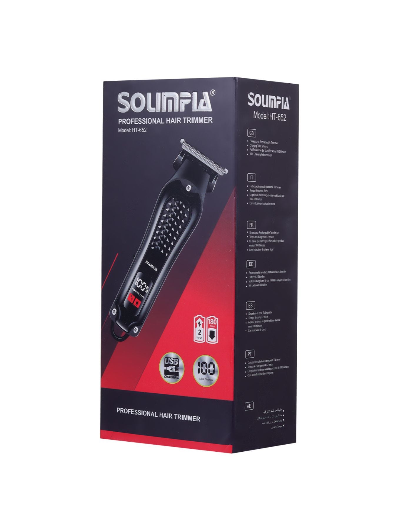 LED Display Cordless Hair Clipper