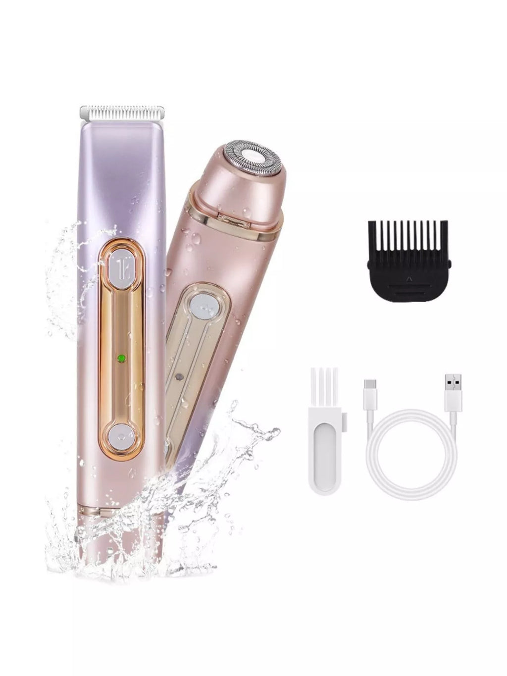 2-in-1 Painless Electric Hair Removal