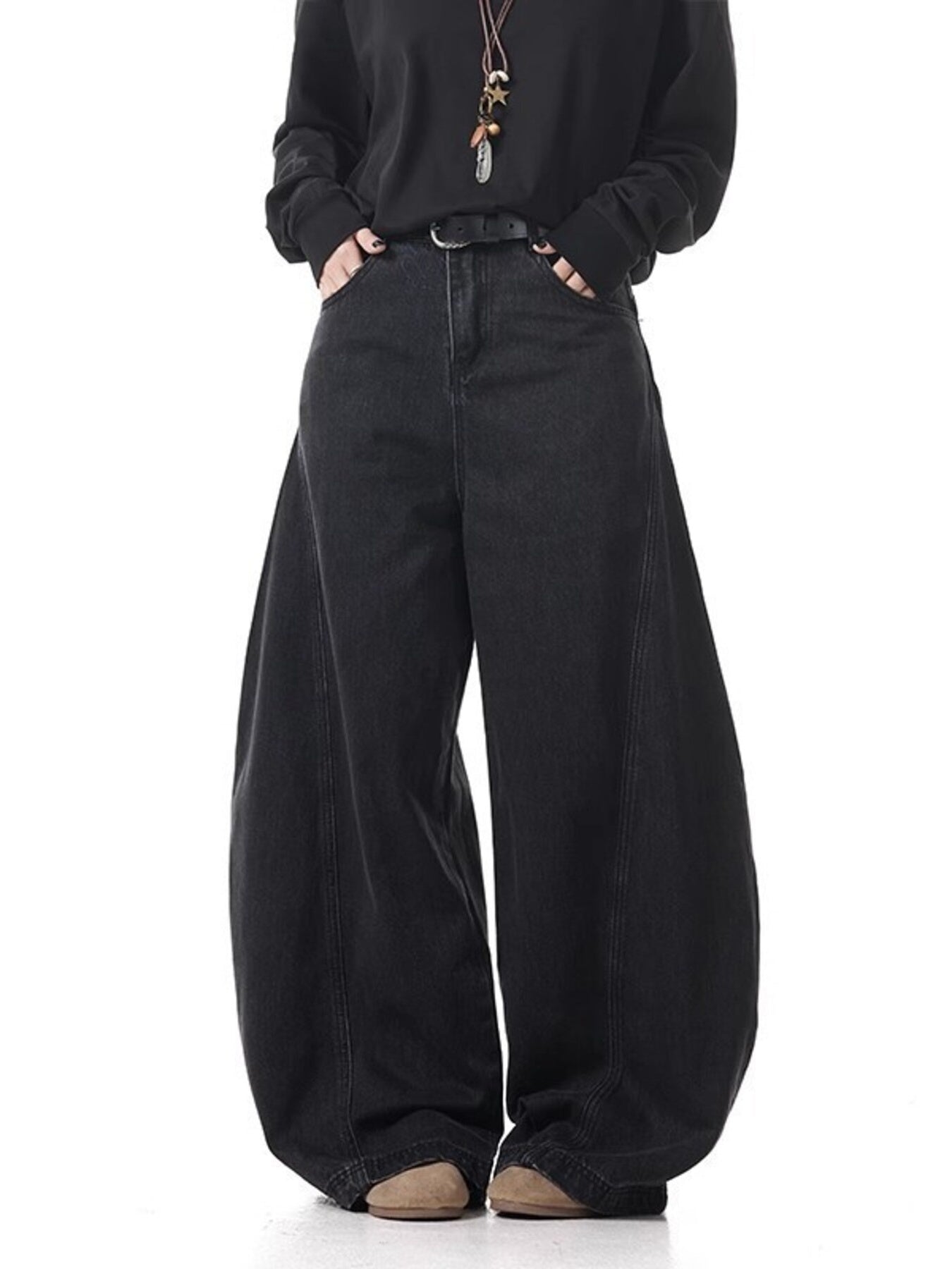 Men's Full Size Wide Leg Jeans Plus Size