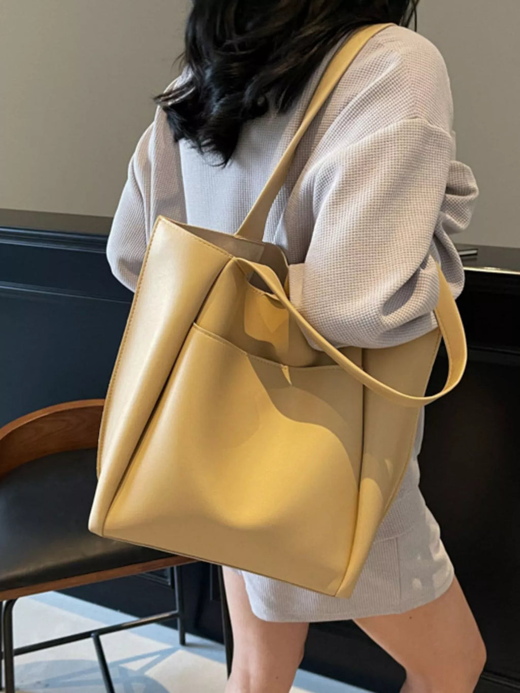 PU Leather Shoulder Bag