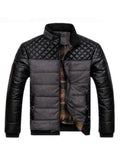 Men's Plus Size Zip Up Puffer Jacket