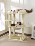 Plush Cat Tree Condo with Scratching Posts