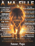 Cadeau Spécial Pour Ta Fille Couverture - De Papa (SKUB09-63)