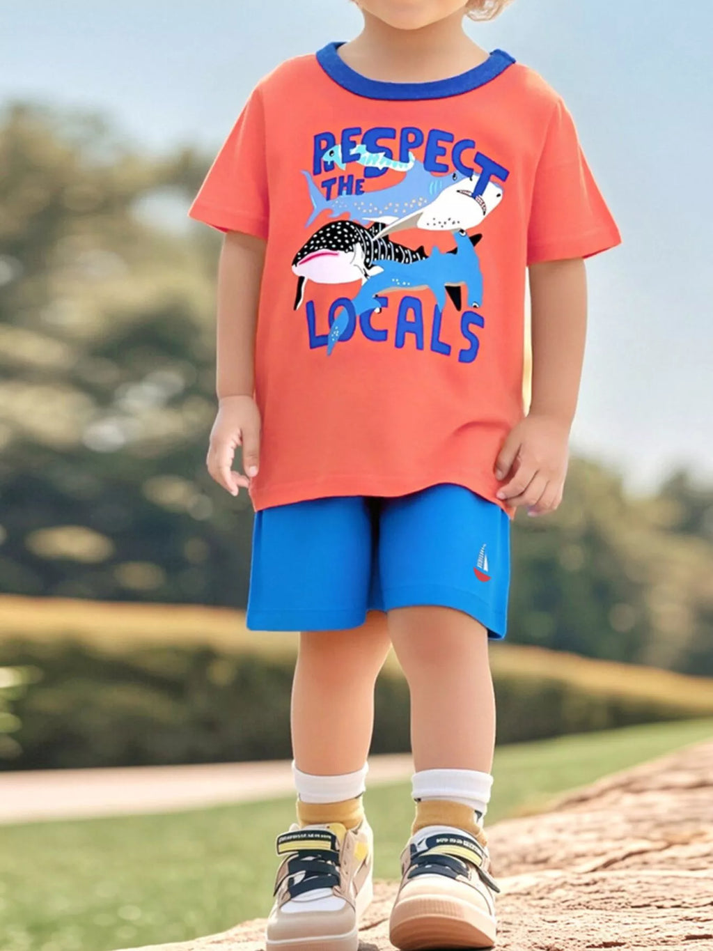 Children's Graphic Crew Neck T-Shirt