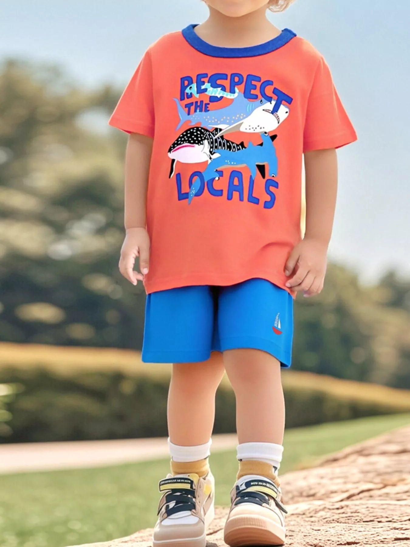 Children's Graphic Crew Neck T-Shirt
