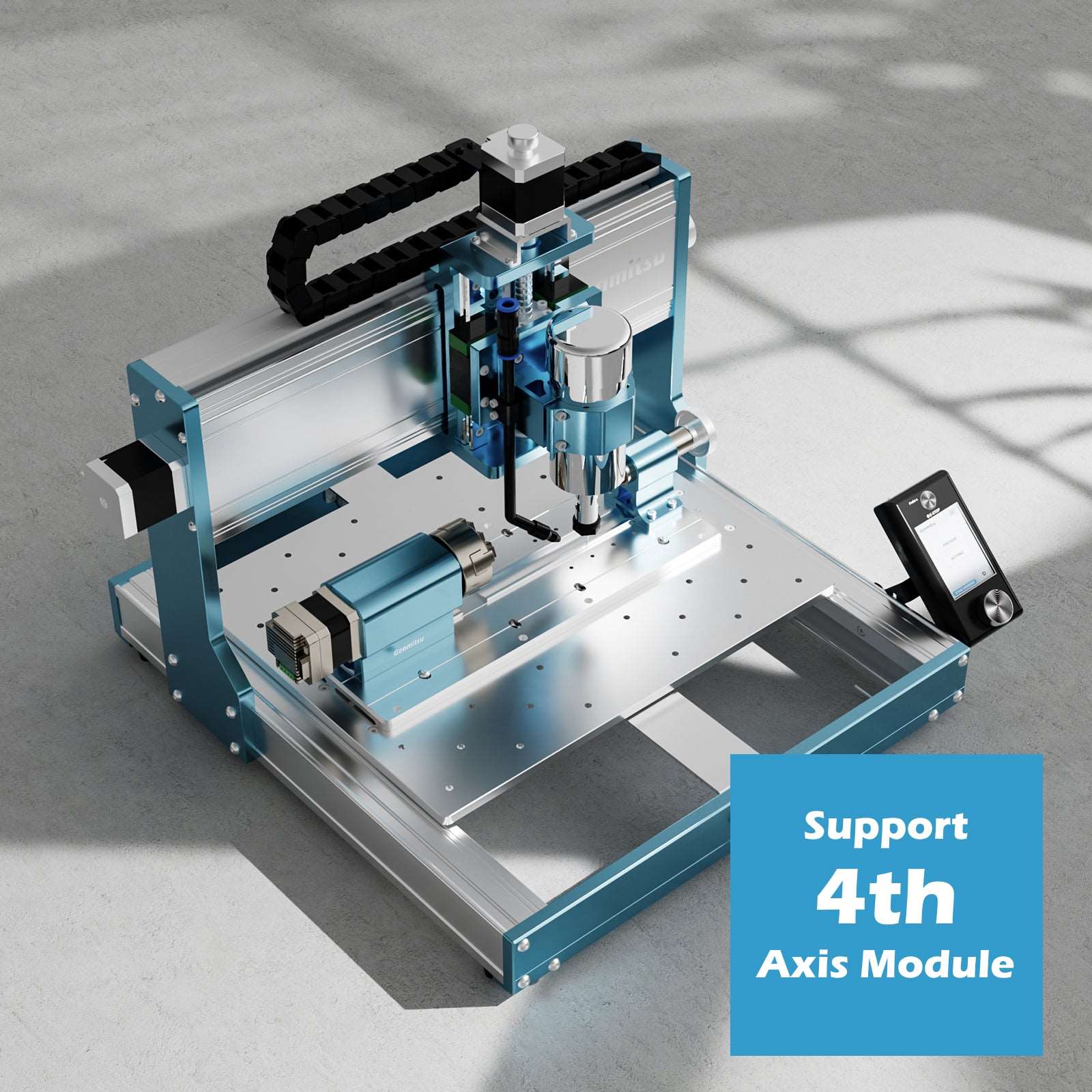 3030-PROVer Ultra Desktop CNC Router for High Precision Metalworking, with Linear Guide & Ball Screw Motion