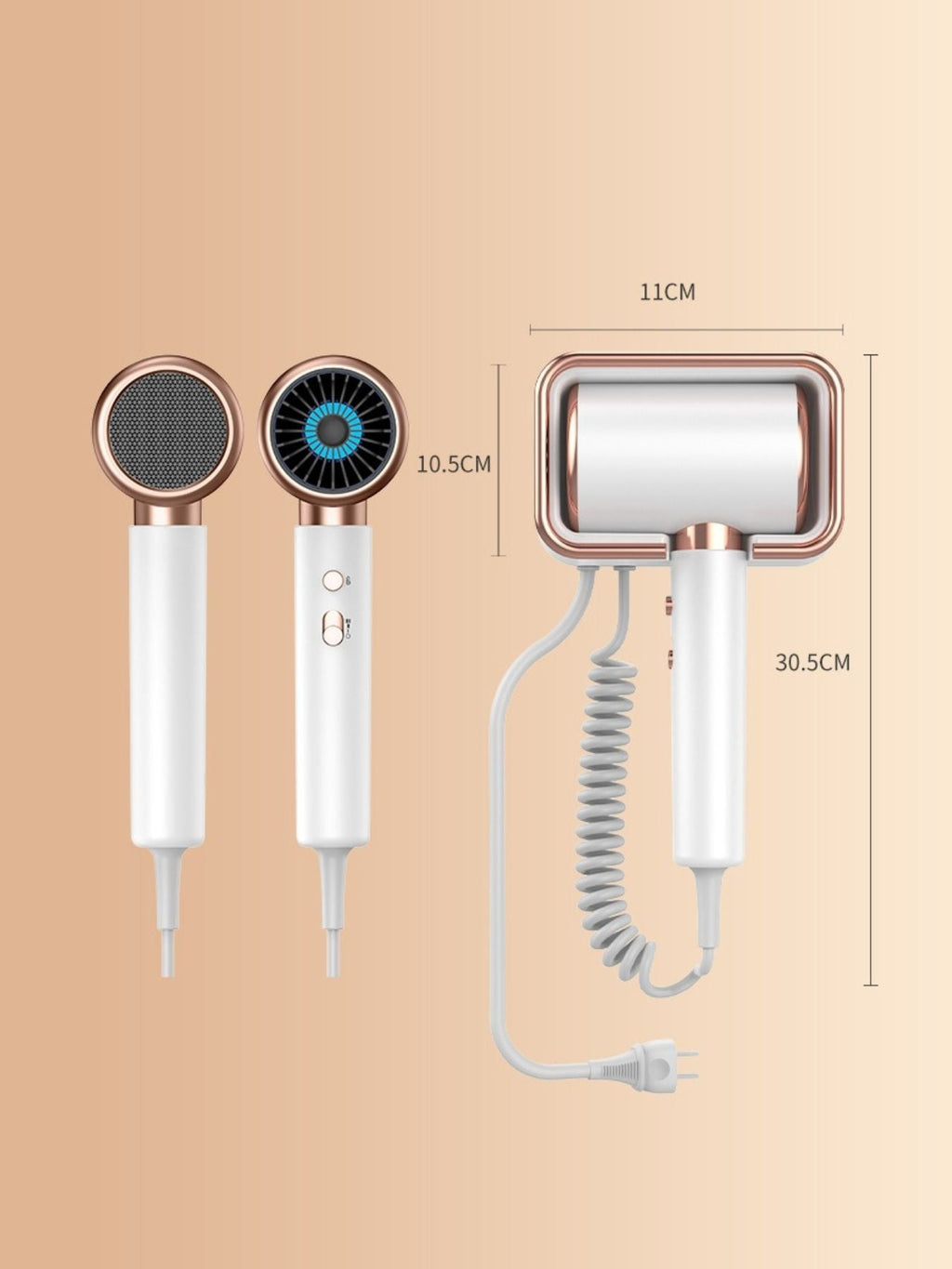 Multi-Speed Household Hair Dryer