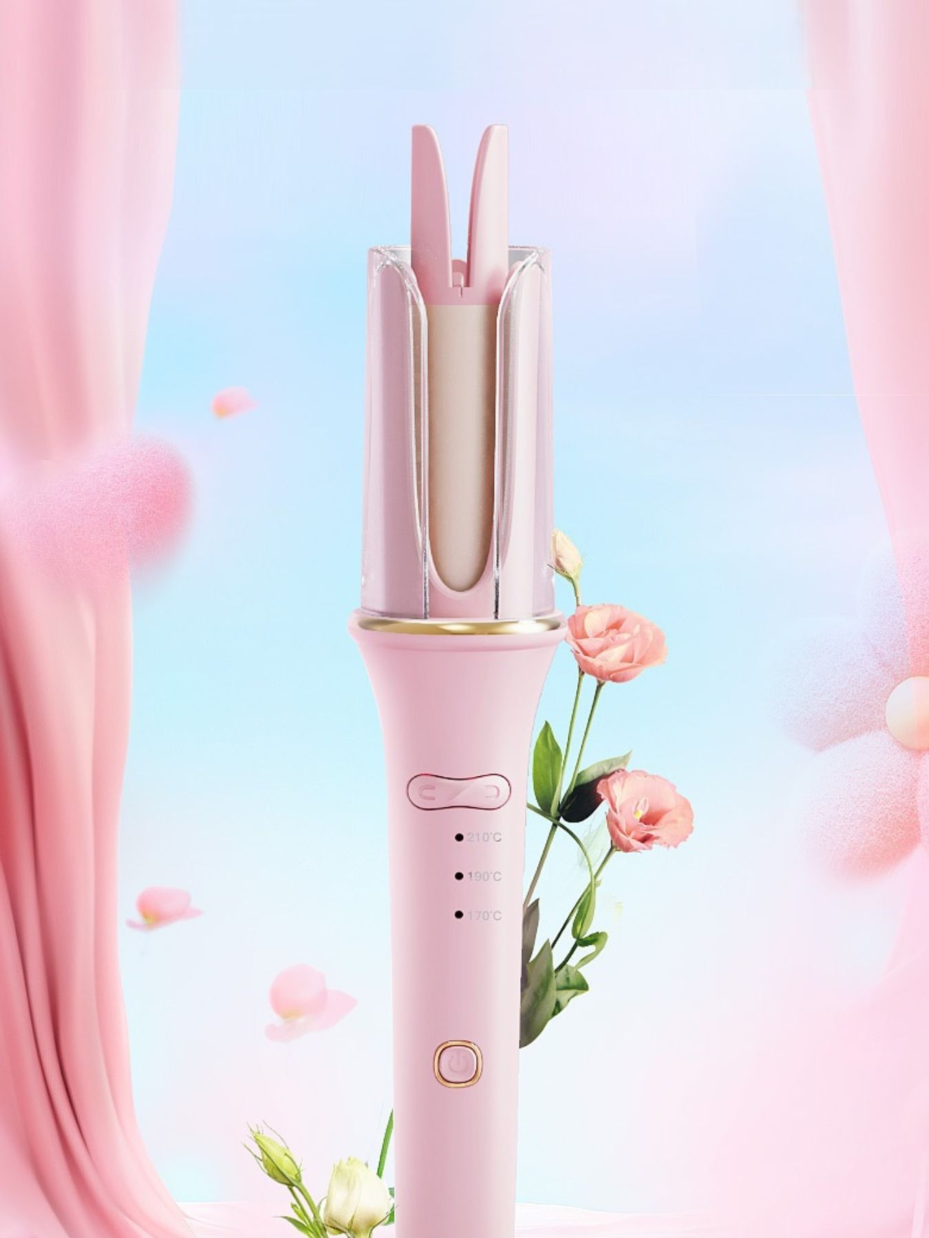 Automatic Rotating Ceramic Hair Curling Iron
