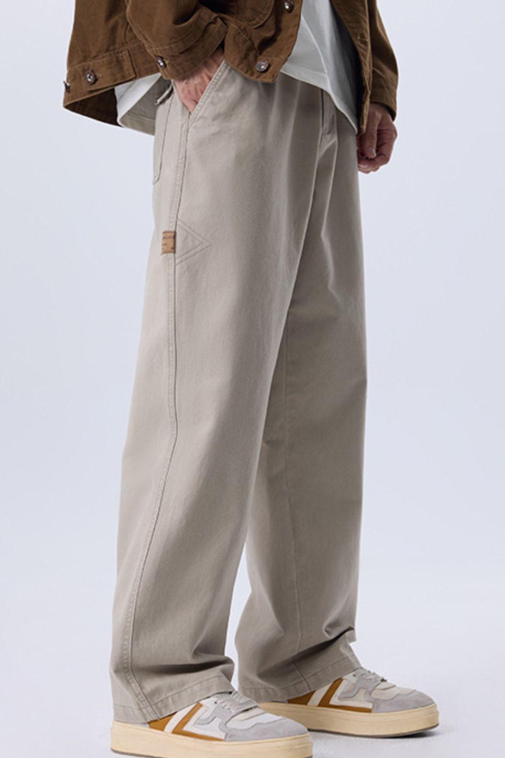 Men's Plus Size Wide Leg Pants