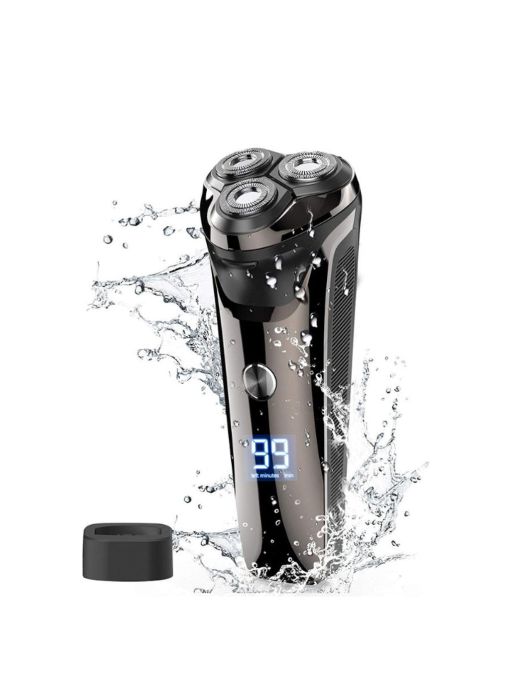 Electric Rotary Shaver with LED Display