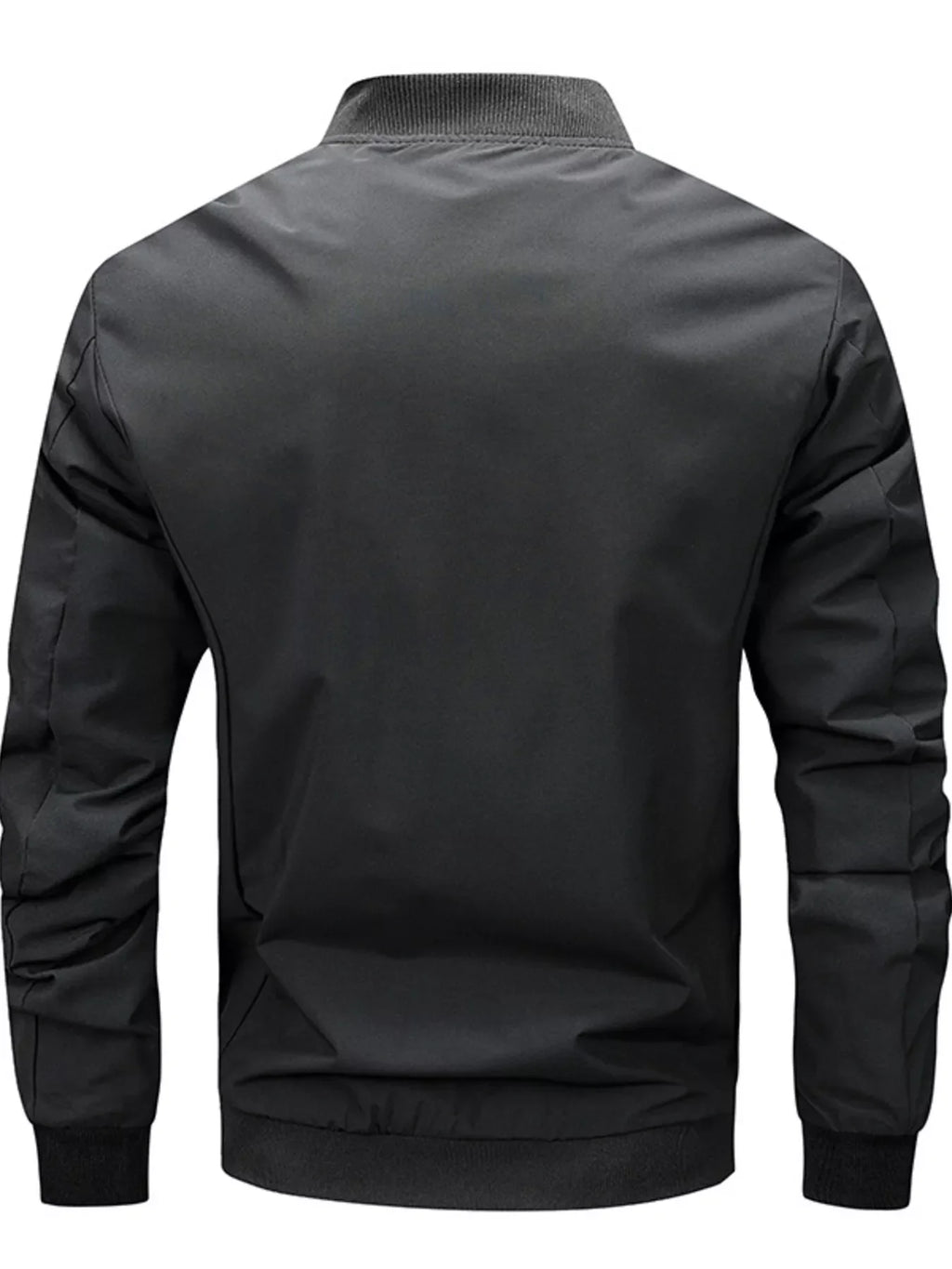 Men's Plus Size Zip Up Bomber Jacket