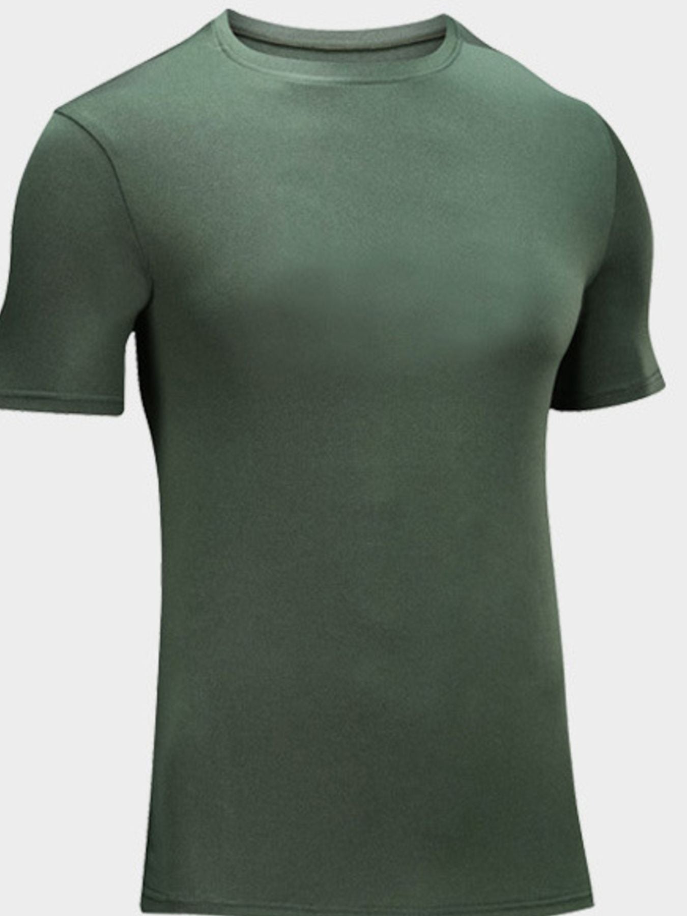Men's Plus Size Round Neck Short Sleeve T-Shirt
