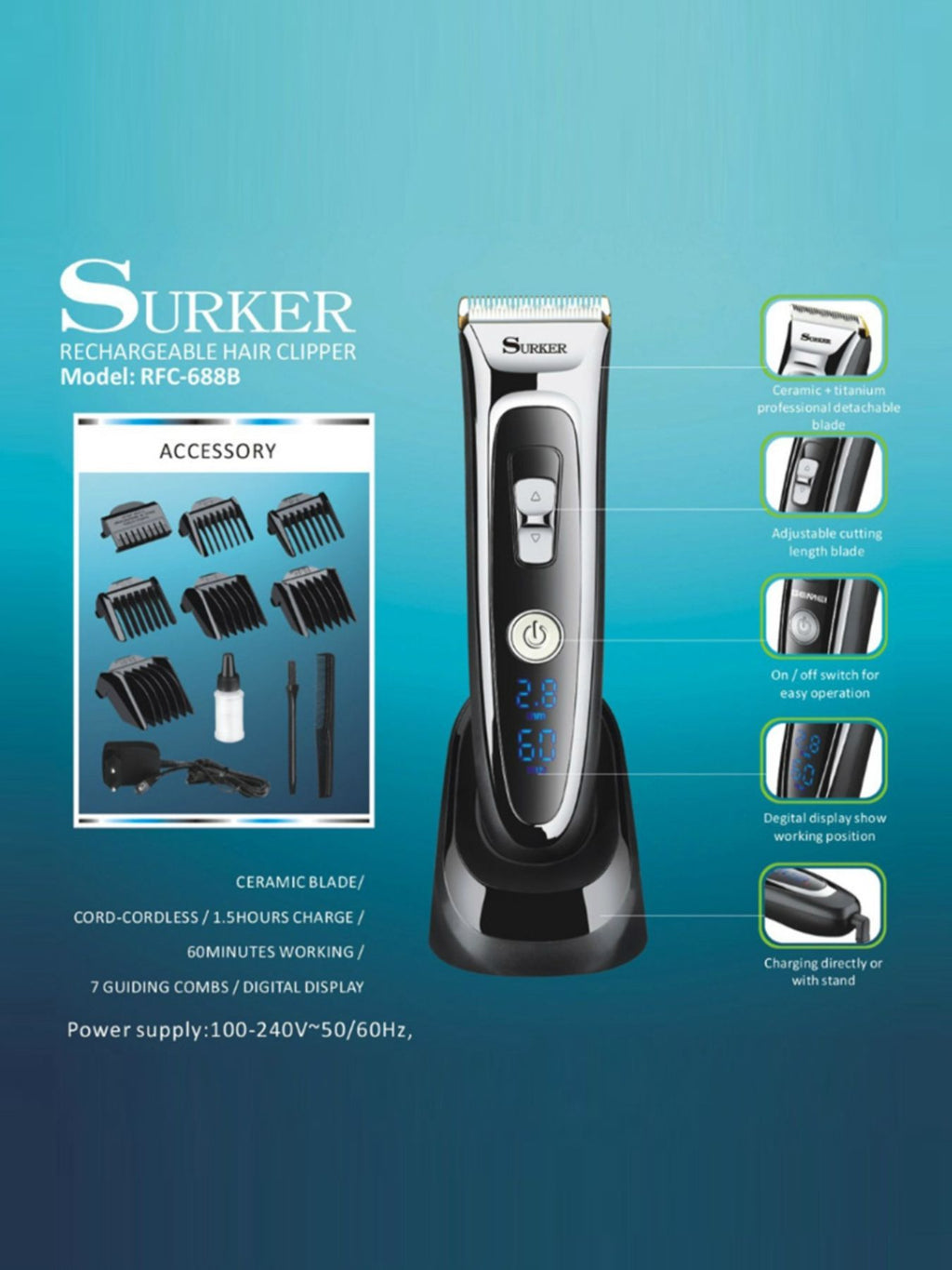 Cordless Hair Clipper