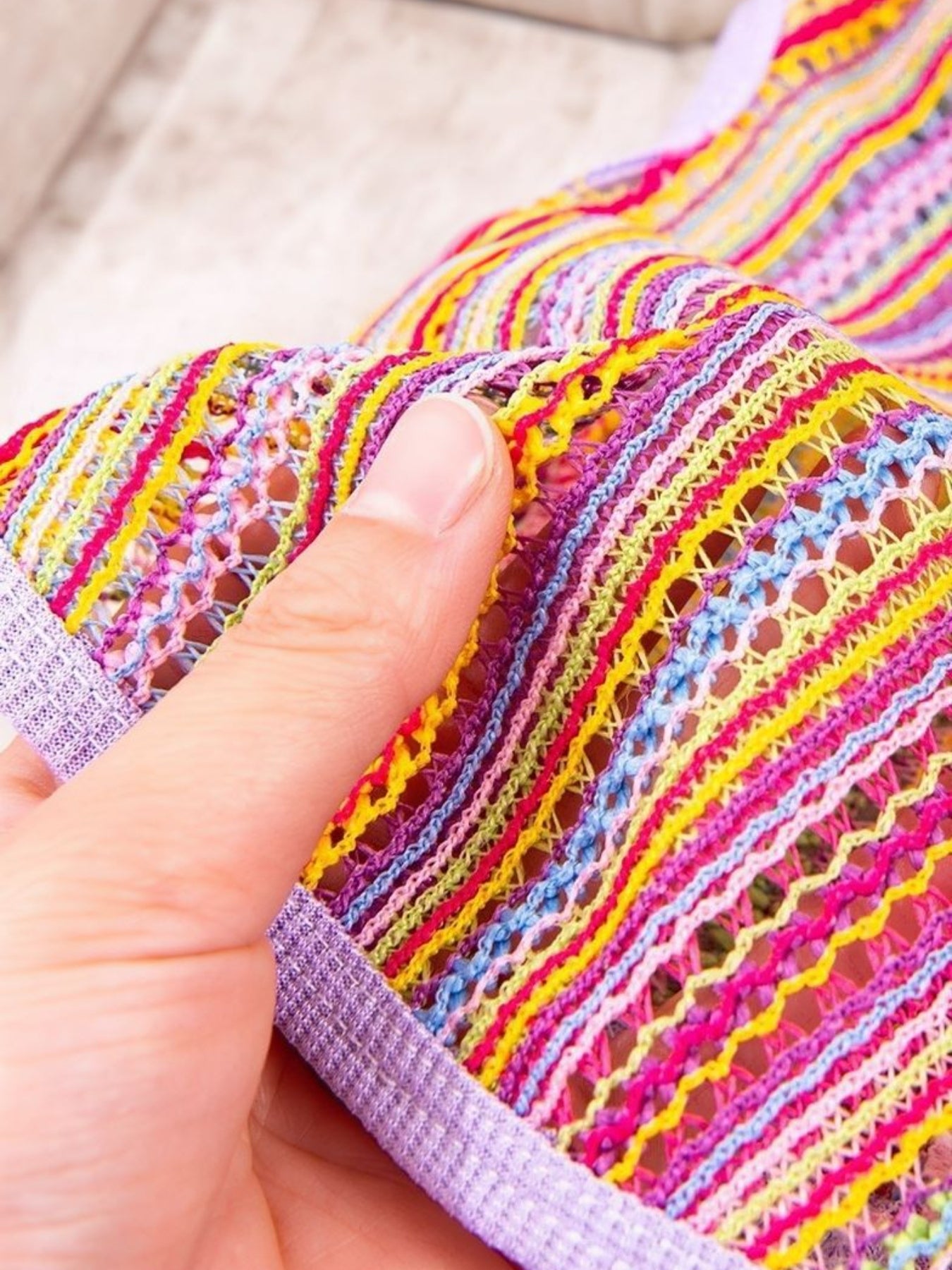 Crochet Knit Breathable Pet Tops