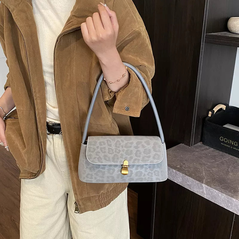 Leopard Print Shoulder Bag