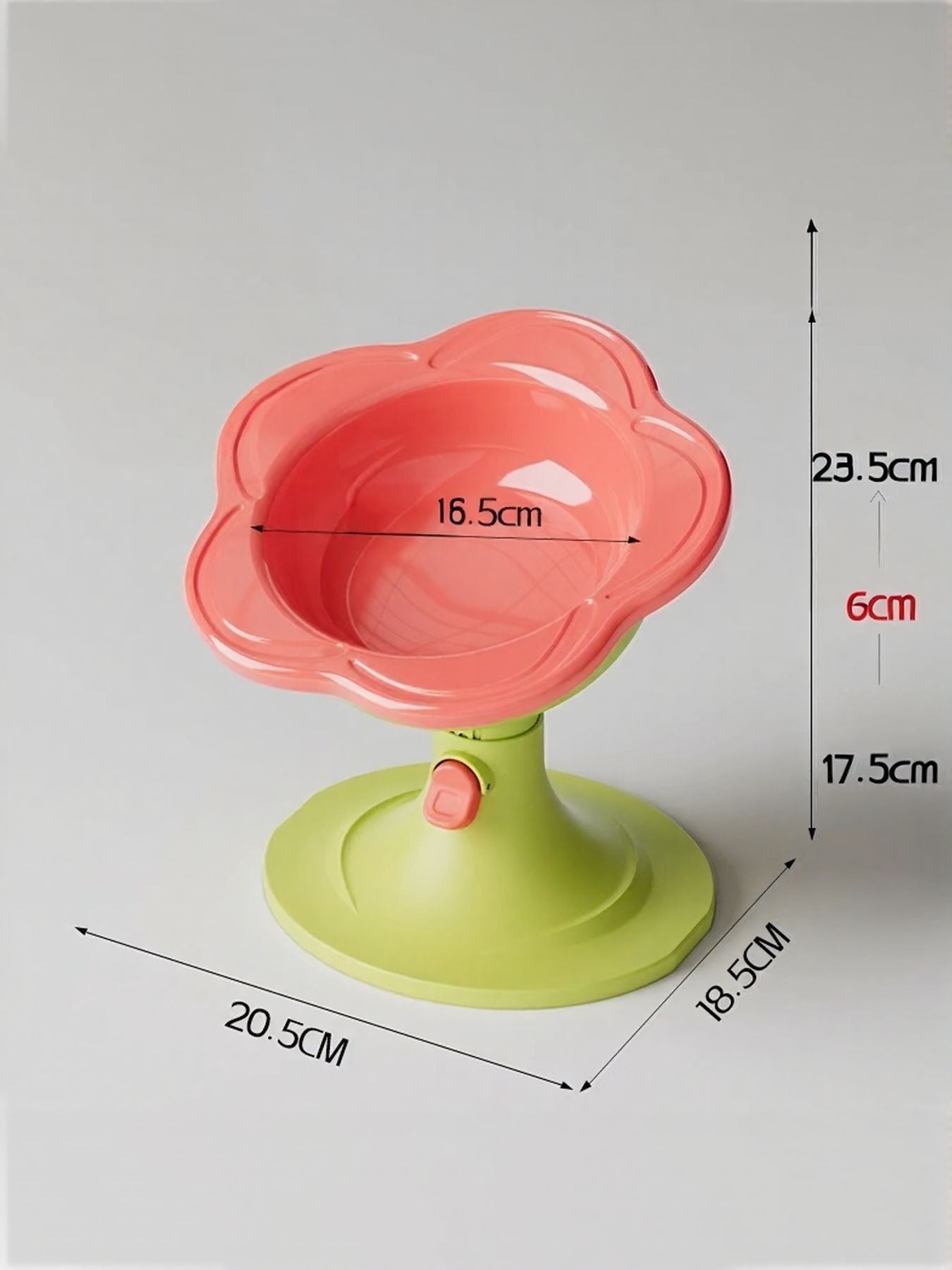 Flower-Shaped Pet Bowl