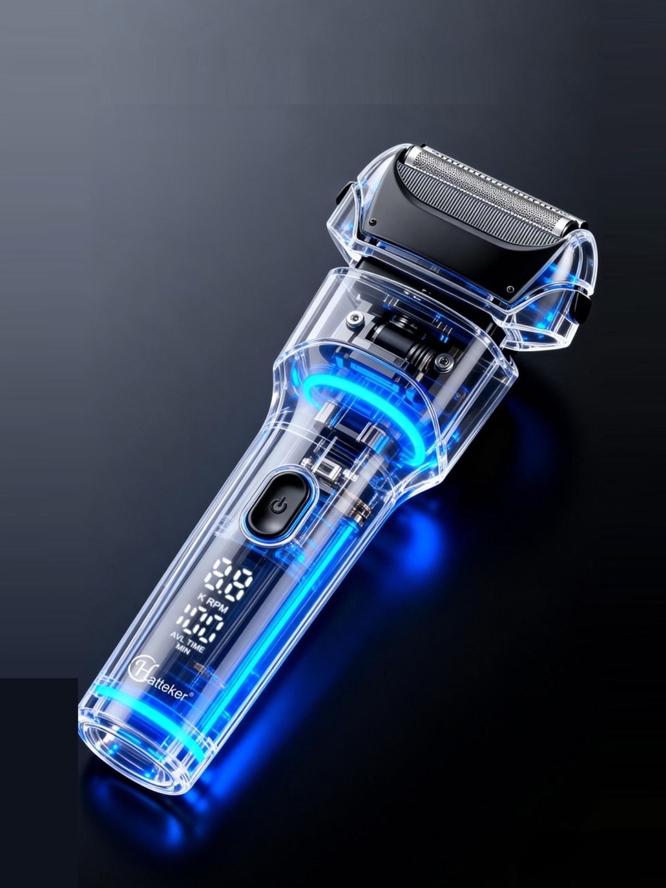 Electric LED Display Shaver