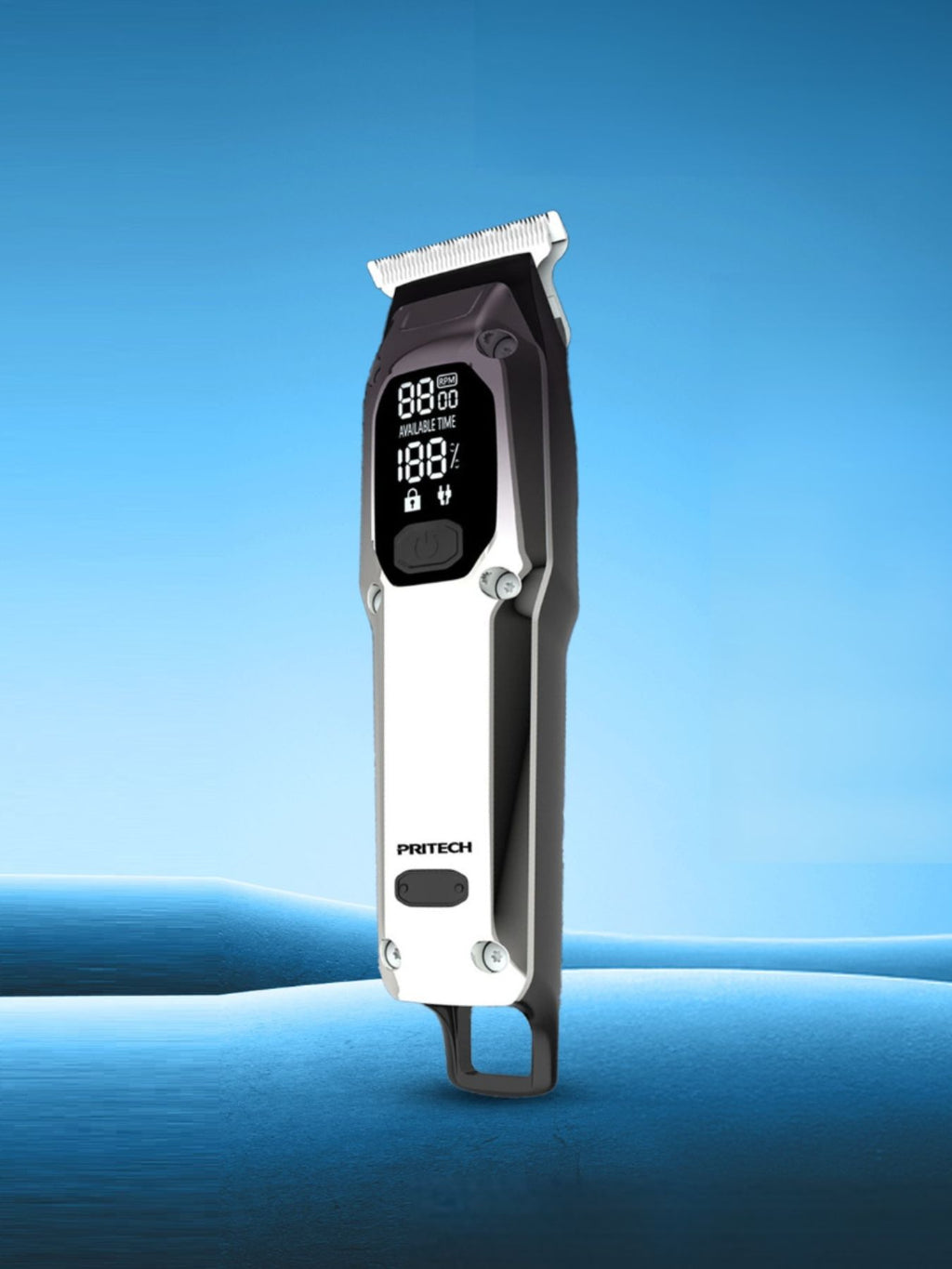 Cordless Hair Clipper with LED Display