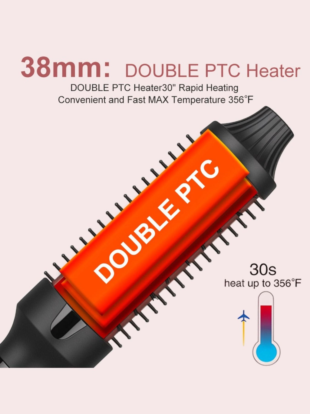 3-in-1 Ceramic Curling Hot Air Brush
