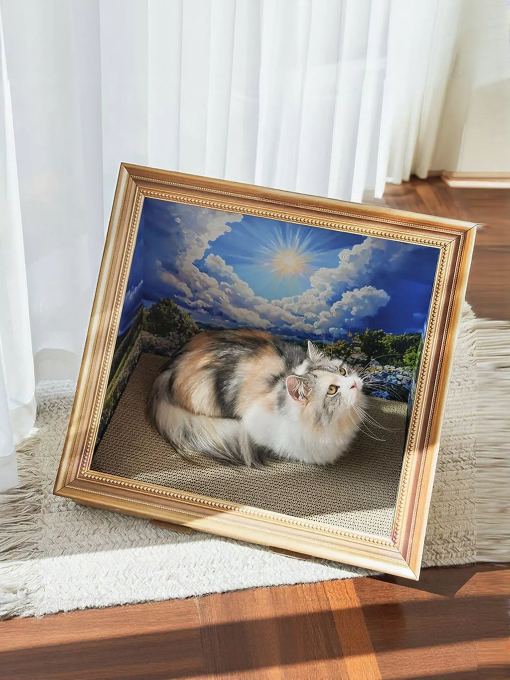 Artistic Frame Cat Scratcher Nest