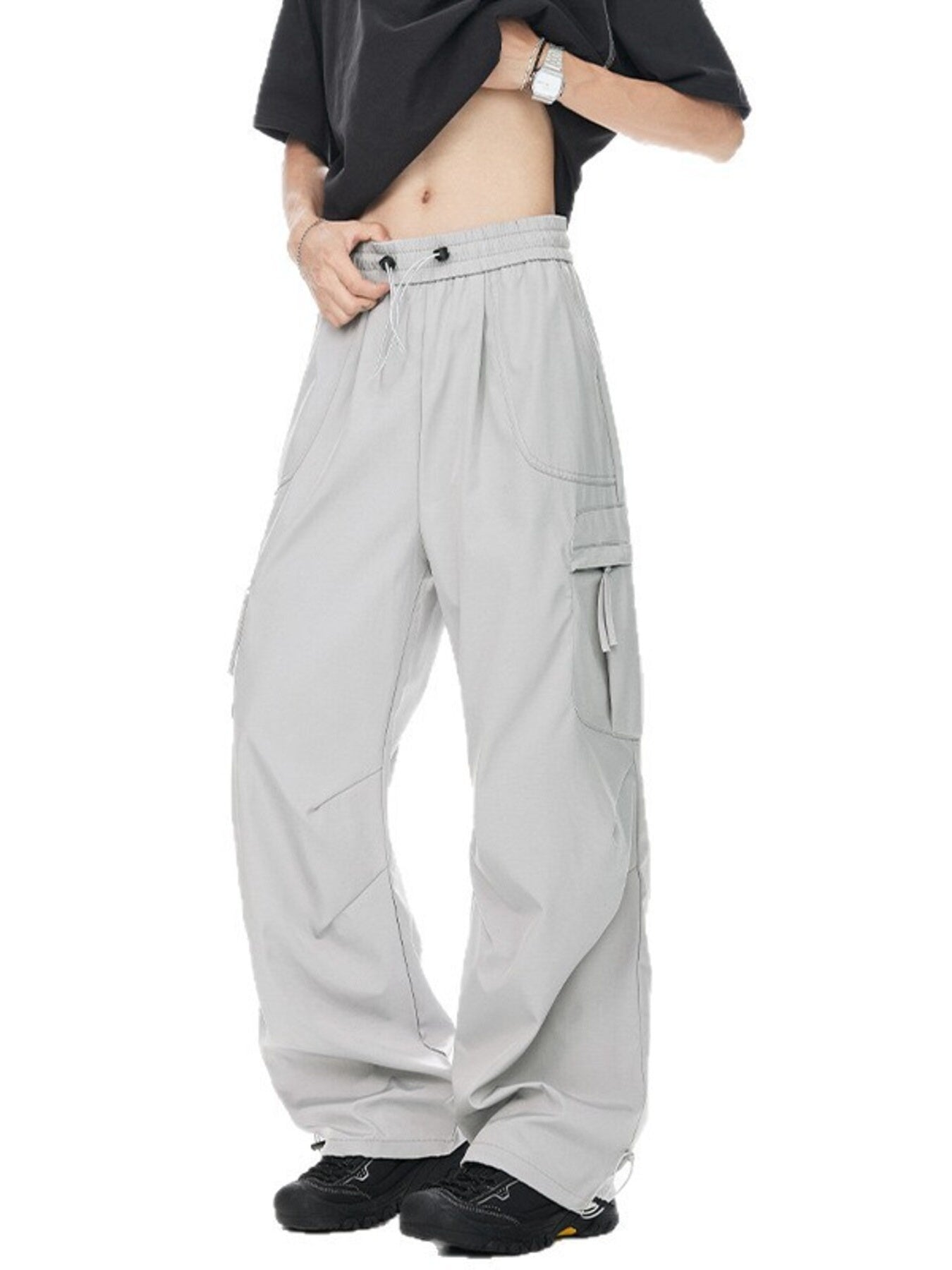 Men's Plus Size Loose Fit Cargo Pants
