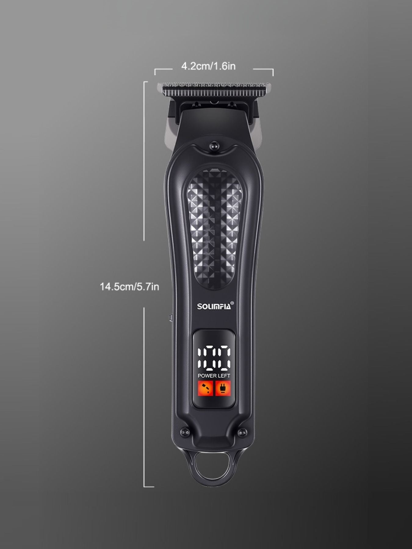 LED Display Cordless Hair Clipper