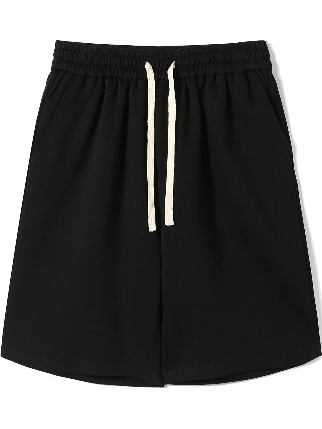 Men's Plus Size Casual Drawstring Knit Shorts