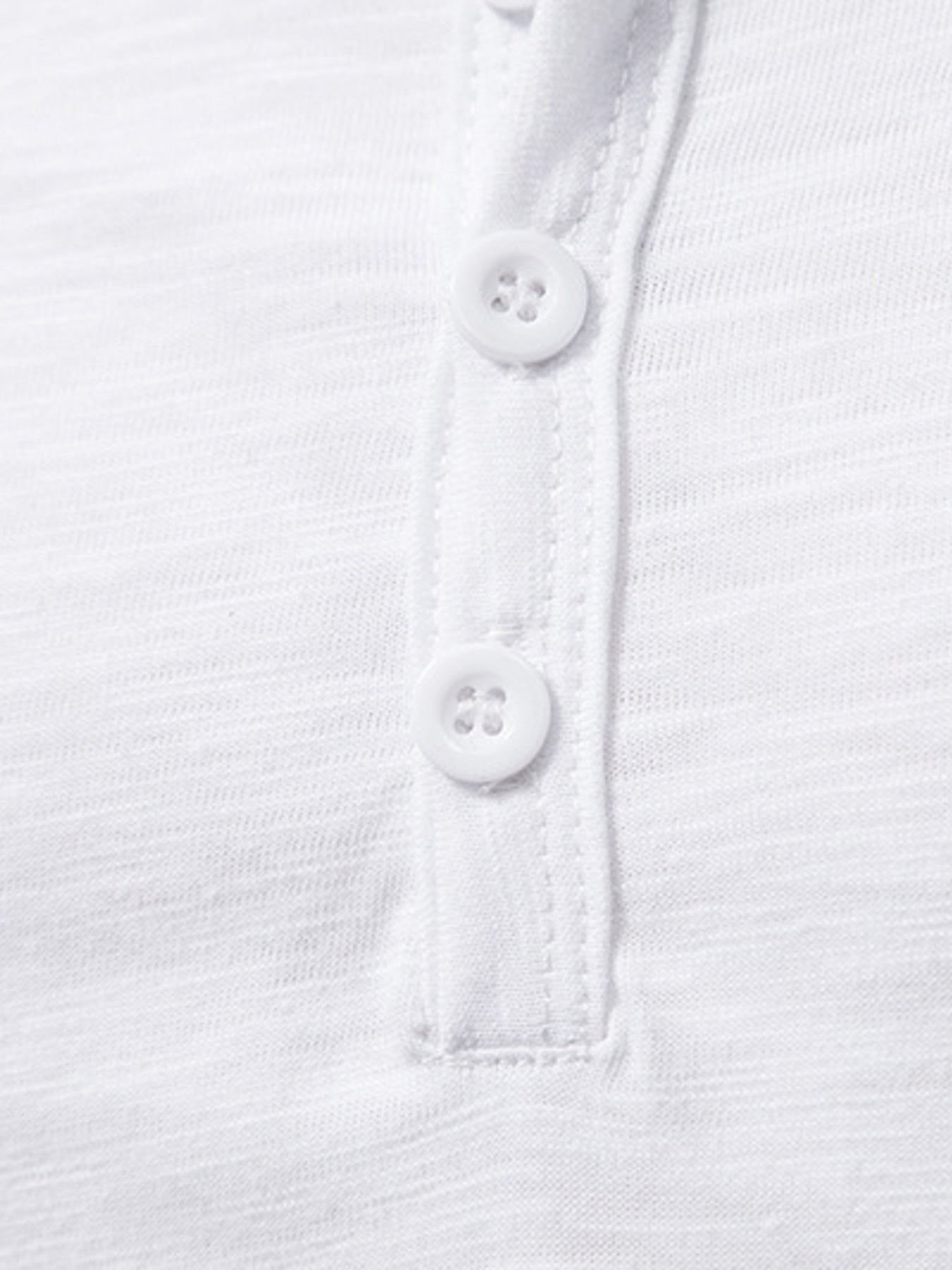Men's Casual Button Detail T-Shirt