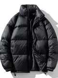 Men's Full Size Padded Winter Warm Puffer Jacket Plus Size