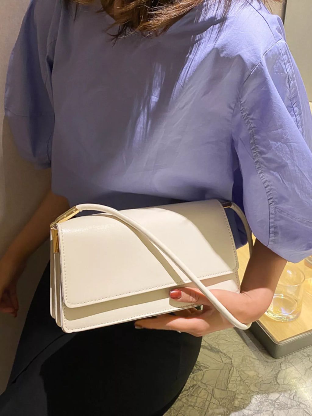 PU Leather Shoulder Bag