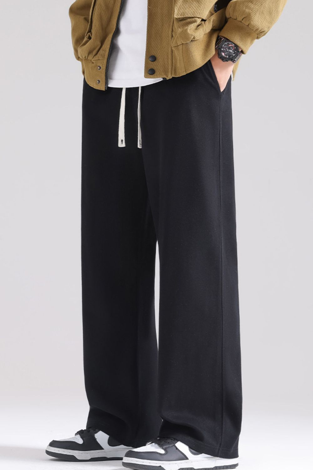 Men's Plus Size Relaxed Fit Drawstring Pants