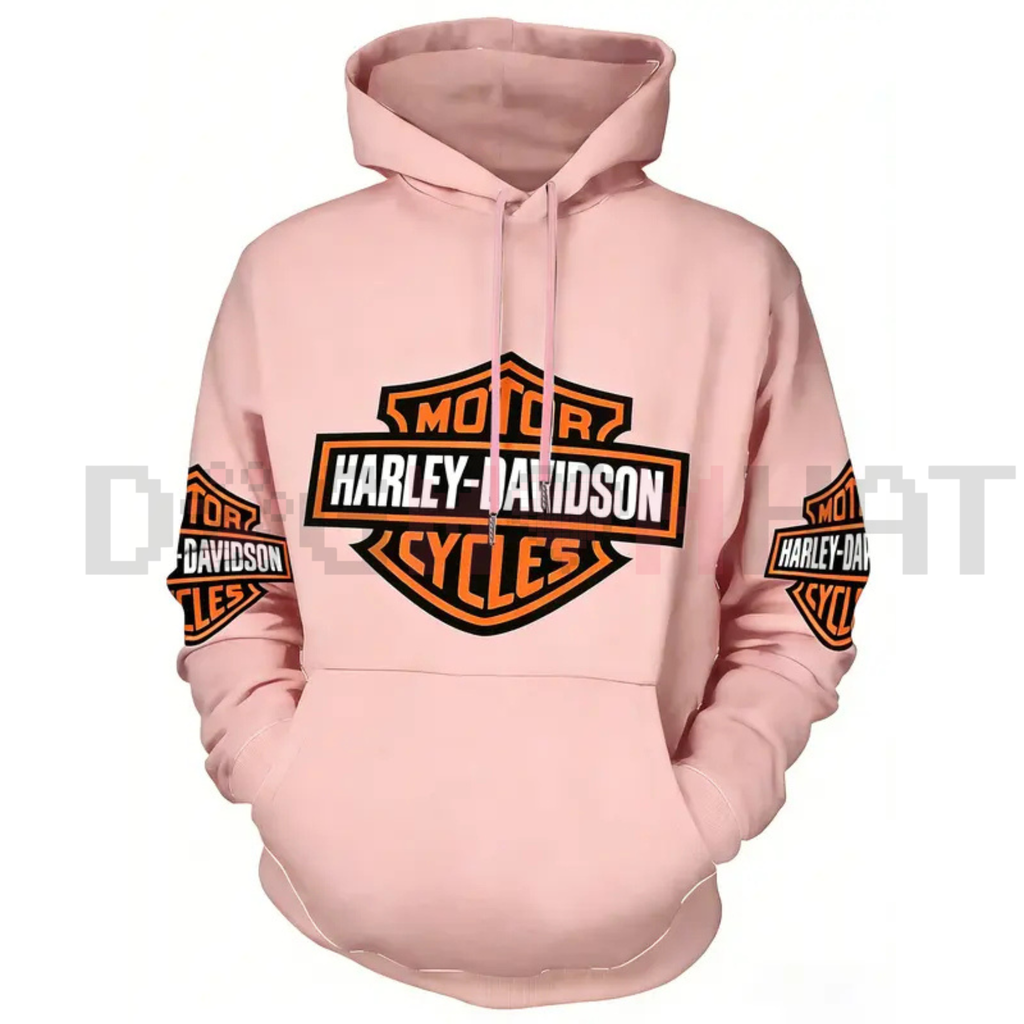 Harley-Davidson Logo Print Hoodie