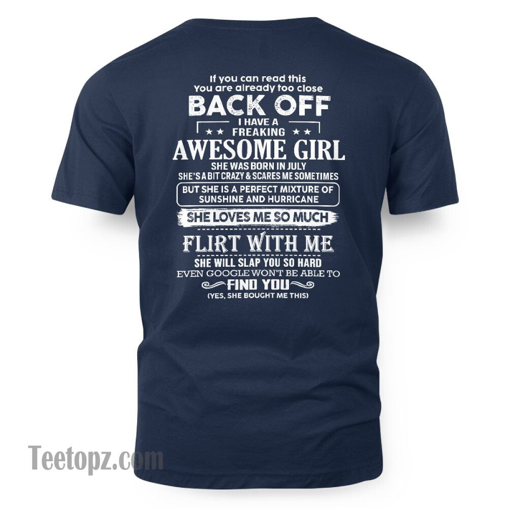 July – Awesome Girlfriend Born In July – Special gift for your Boyfriend – From Wife NGHL07 (SKU06-17-07)