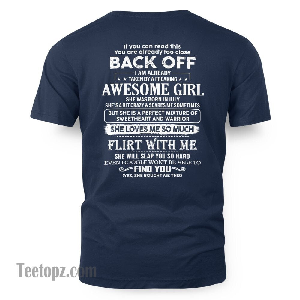 July – Awesome Girlfriend Born In July – Special gift for your Boyfriend – From Wife NGHL07 (SKU06-25-07)