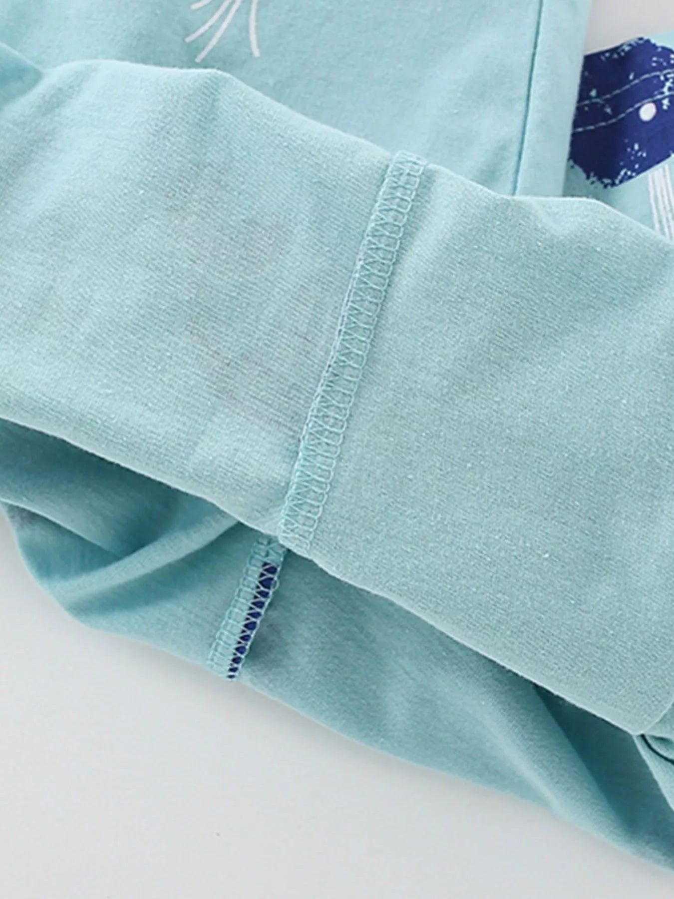 Children's Whale Round Neck Tee and Shorts Set