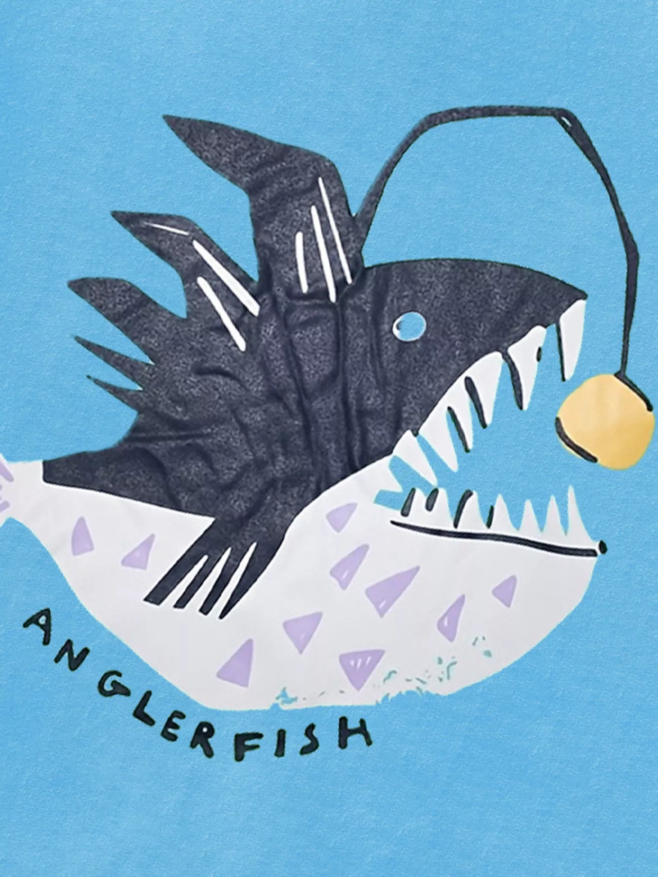 Children's Anglerfish Graphic Short Sleeve T-Shirt