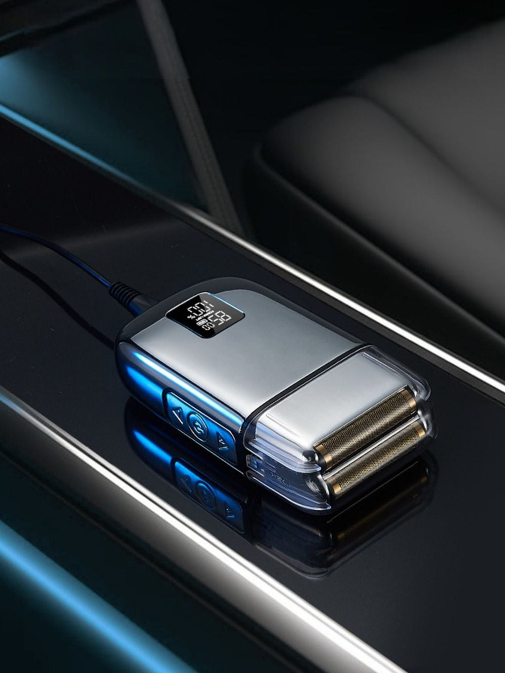 Rechargeable Electric Foil Shaver with Digital Display