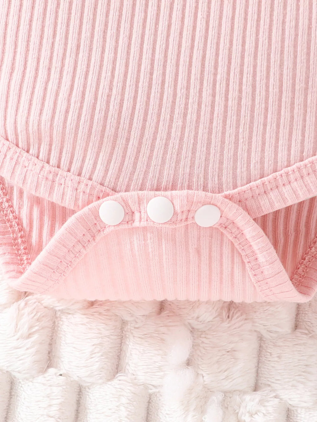 Children's Bubble Texture Long Sleeve Top and Pants Set with Headband